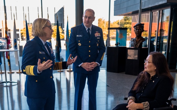 Adm. Linda Fagan and Master Chief Petty Officer Heath Jones Engage with Senator Tammy Duckworth on National Disability Employment Awareness Month