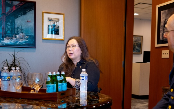 Adm. Linda Fagan and Master Chief Petty Officer Heath Jones Engage with Senator Tammy Duckworth on National Disability Employment Awareness Month