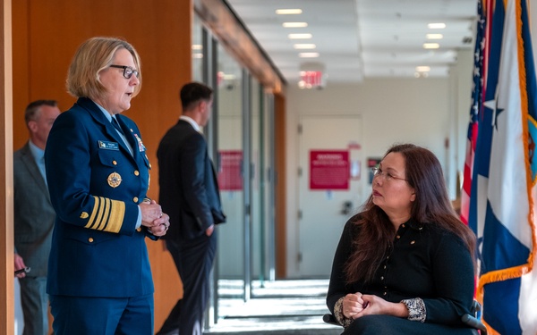 Adm. Linda Fagan and Master Chief Petty Officer Heath Jones Engage with Senator Tammy Duckworth on National Disability Employment Awareness Month