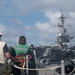 USS Carl Vinson conducts a fueling-at-sea with USS Sterett during RIMPAC 2024
