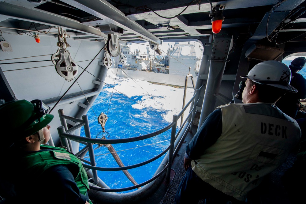USS Carl Vinson (CVN 70) Refuels at Sea During RIMPAC 2024