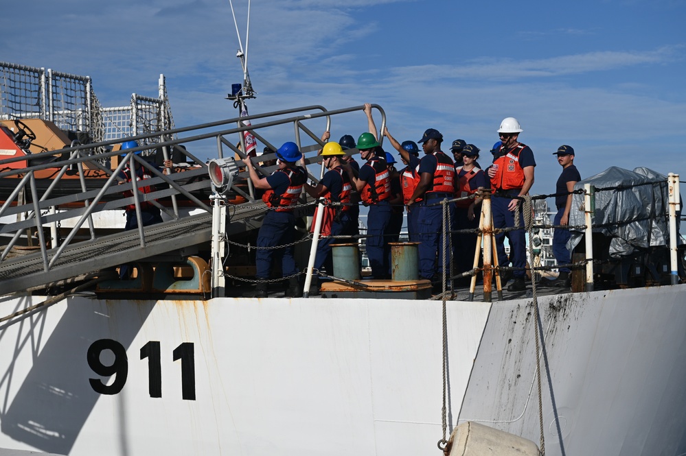 Coast Guard offloads more than $96 million in illegal narcotics interdicted in Caribbean Sea