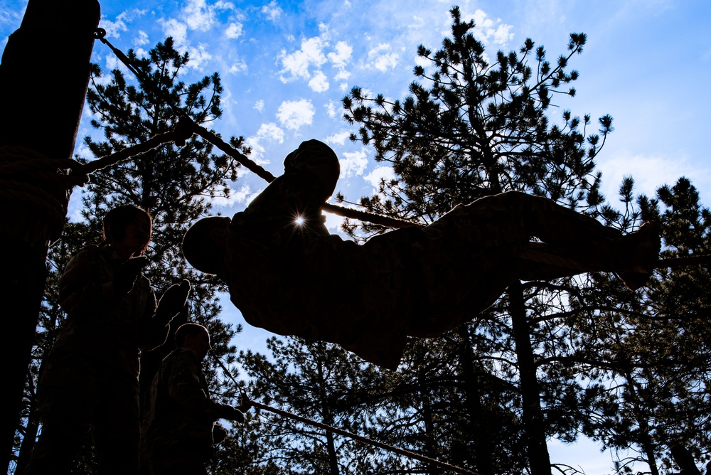 U.S. Air Force Academy BCT Class of 2028 Obstacle Course