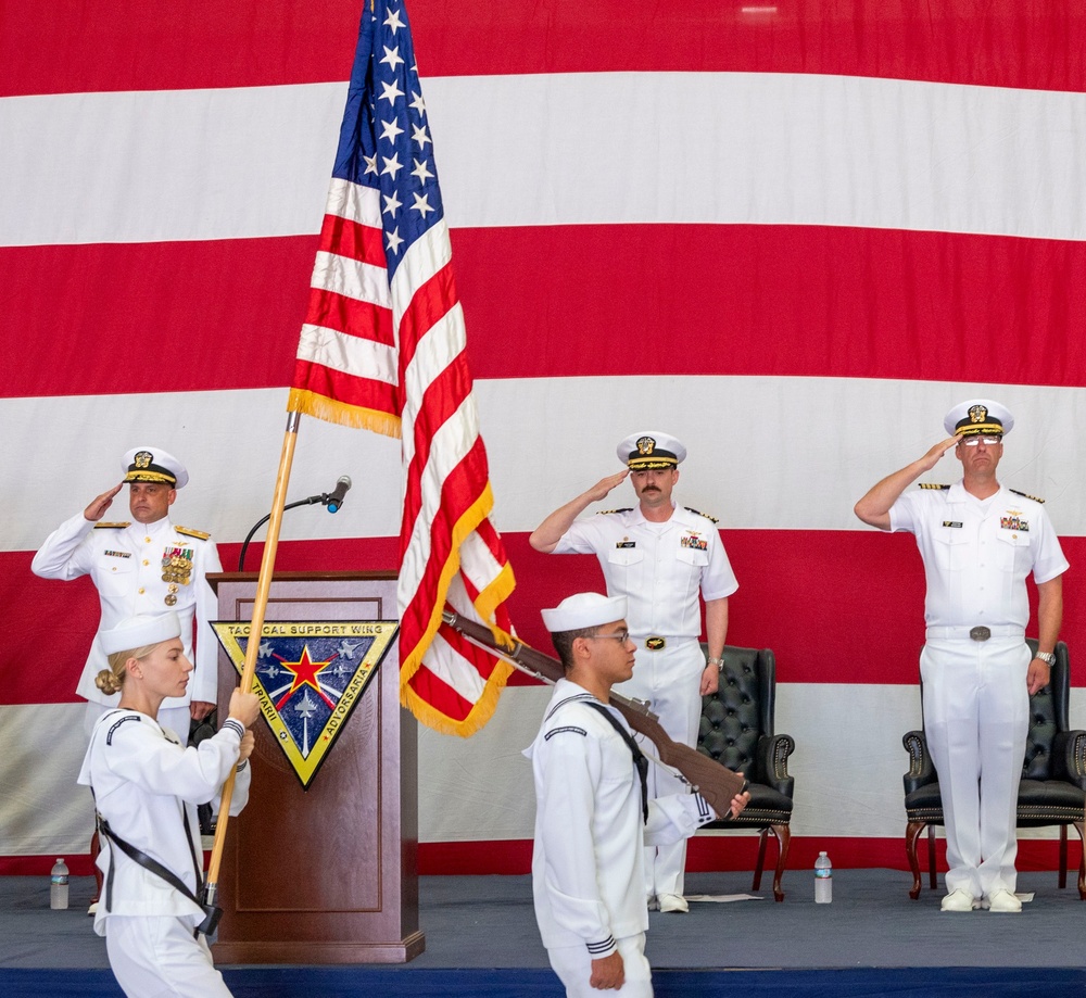 Change of Command Ceremony Held By Tactical Support Wing