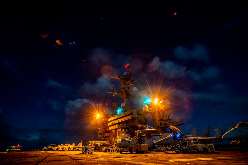 Sailors Aboard USS Carl Vinson (CVN 70) Conduct Maintenance During RIMPAC 2024