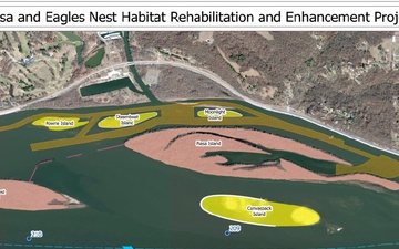 Piasa and Eagles Nest Habitat Rehabilitation and Enhancement Project Map