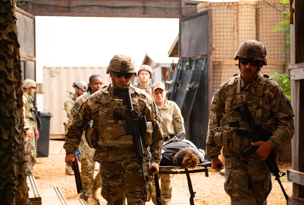 East African Response Force trains at Kismayo, Somalia