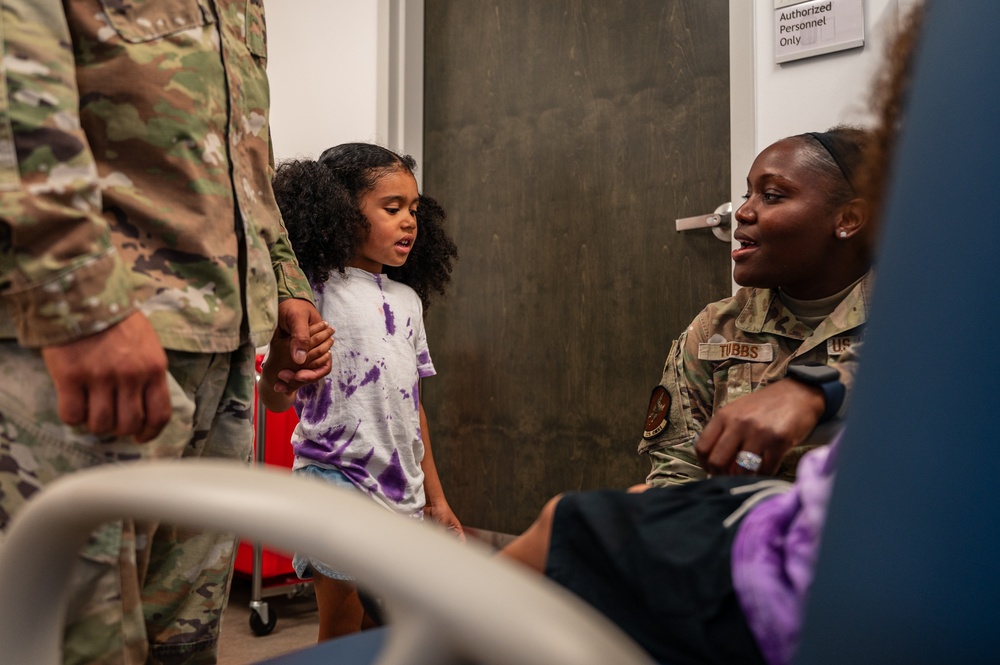 The 325th MDG opens immunizations to families