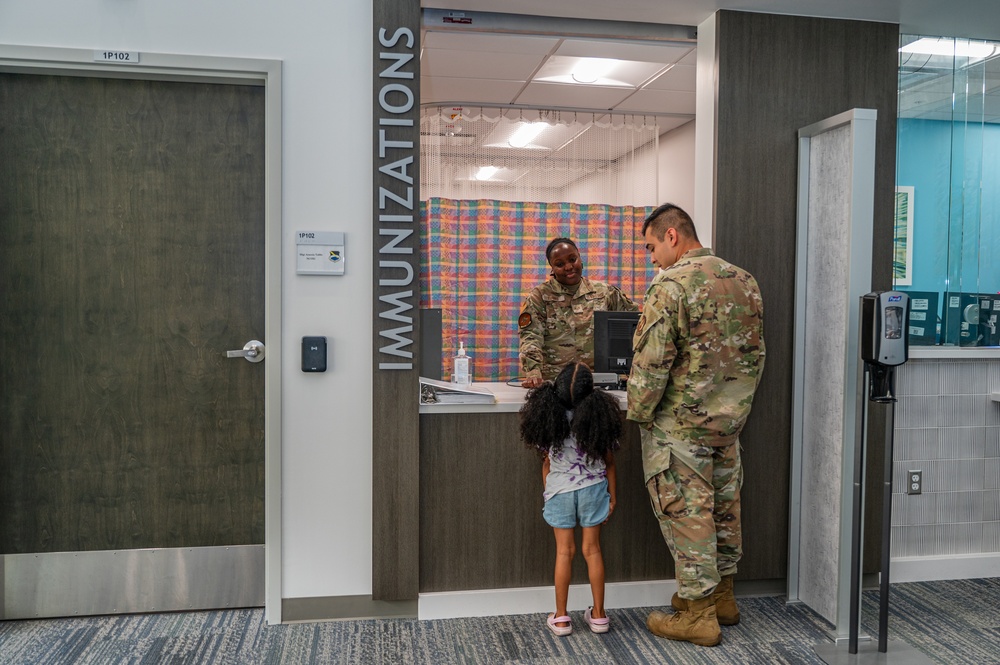 The 325th MDG opens immunizations to families