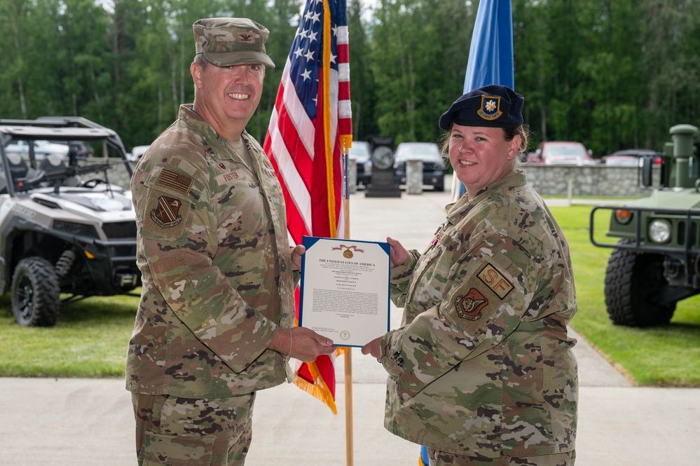 354th Security Forces Squadron holds change of command