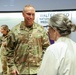 U.S. Army Brig. Gen. James D. Burk, Chief Army Nurse Corps, visits with Army nurses during an official visit to Walter Reed