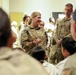 U.S. Army Brig. Gen. James D. Burk, Chief Army Nurse Corps, visits with Army nurses during an official visit to Walter Reed