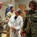 U.S. Army Brig. Gen. James D. Burk, Chief Army Nurse Corps, visits with Army nurses during an official visit to Walter Reed