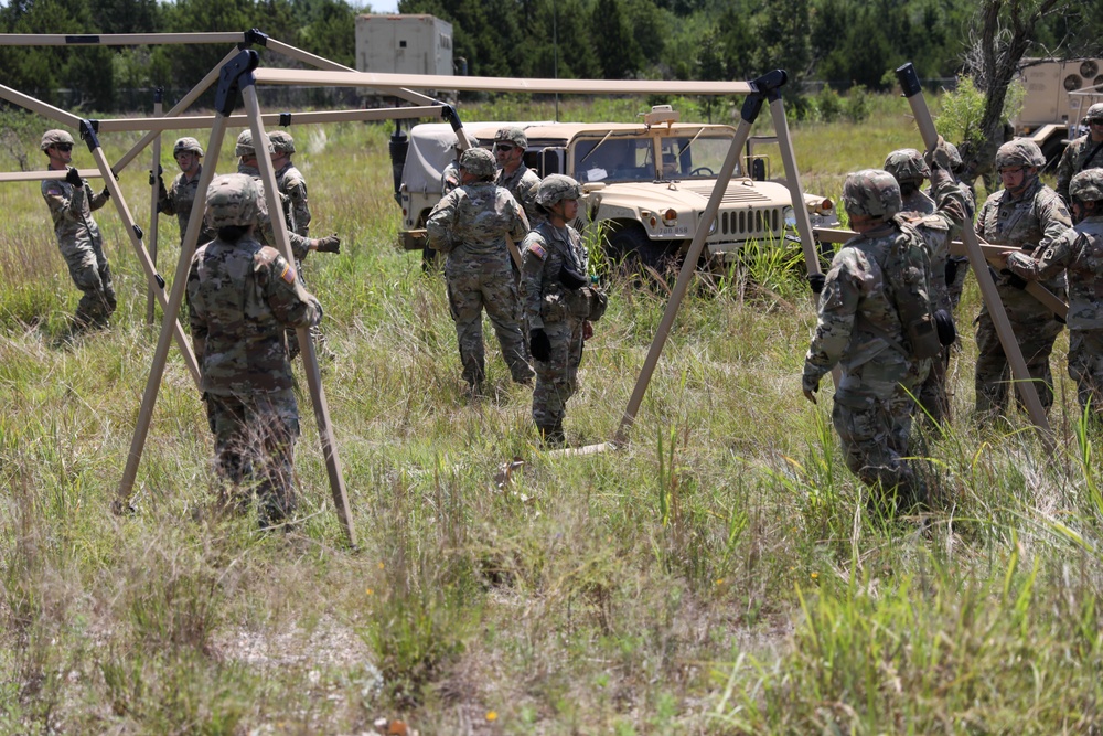 Citizen-Soldiers train to operate, defend logistics hub