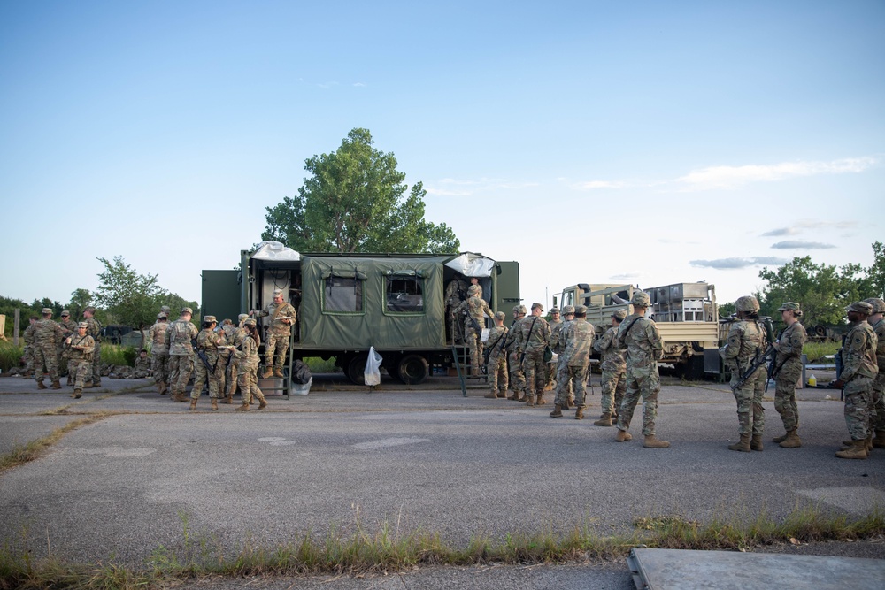 Citizen-Soldiers train to operate, defend logistics hub