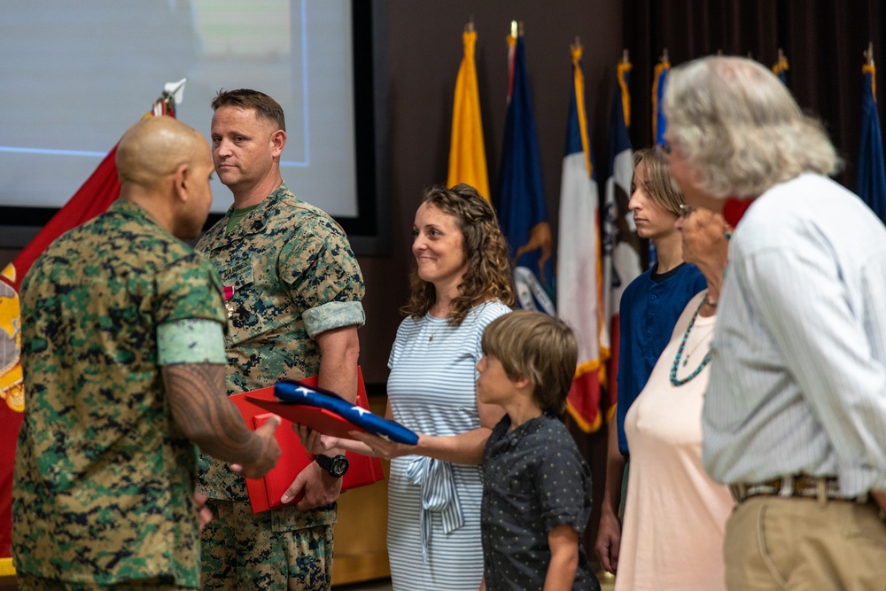 MGySgt McCarty Retirement Ceremony