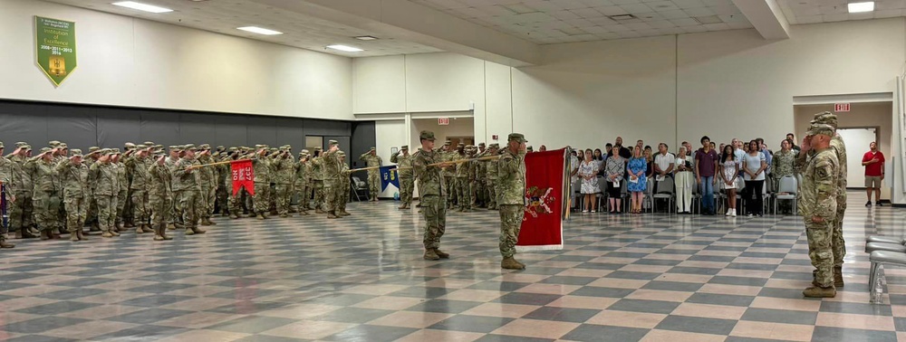 337th Engineer Battalion change of command