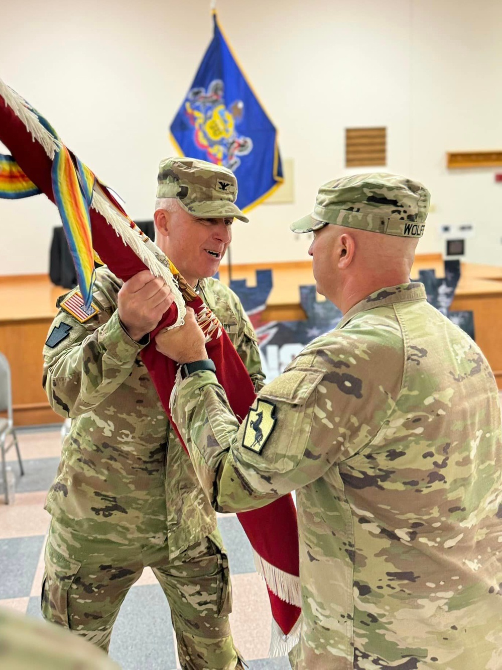 337th Engineer Battalion change of command