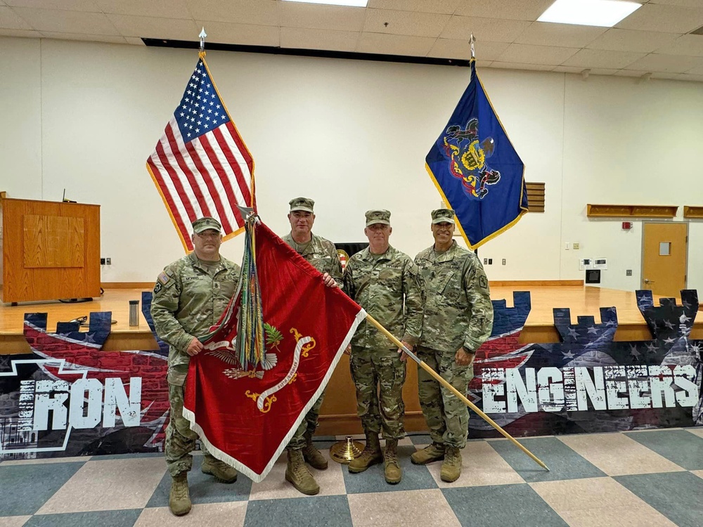 337th Engineer Battalion change of command