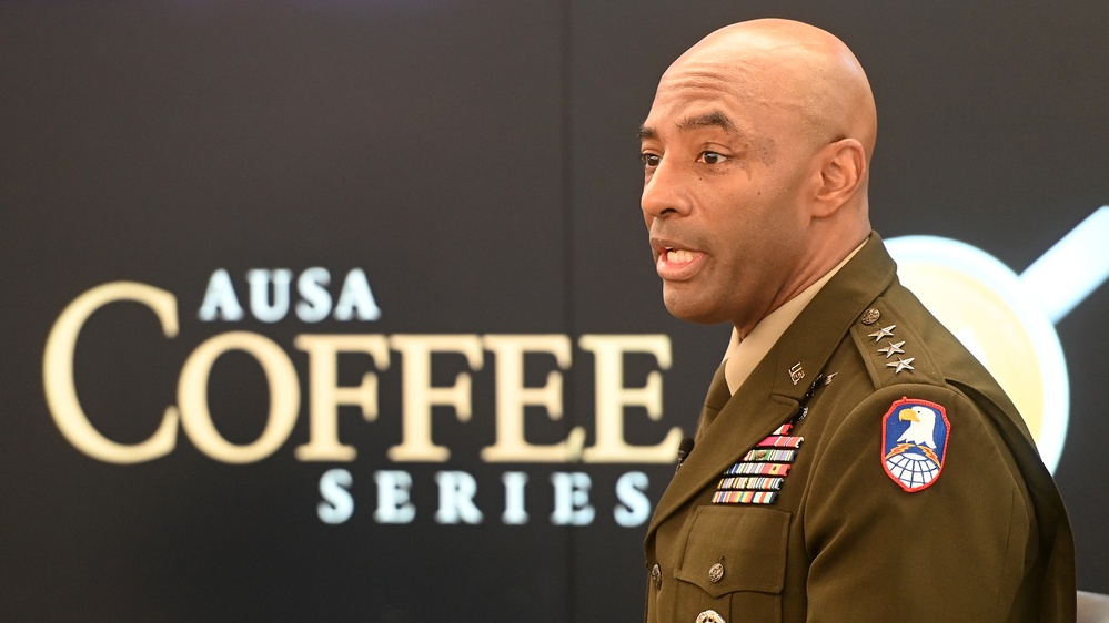 SMDC commander addresses AUSA Coffee Series