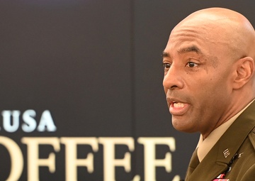 SMDC commander addresses AUSA Coffee Series