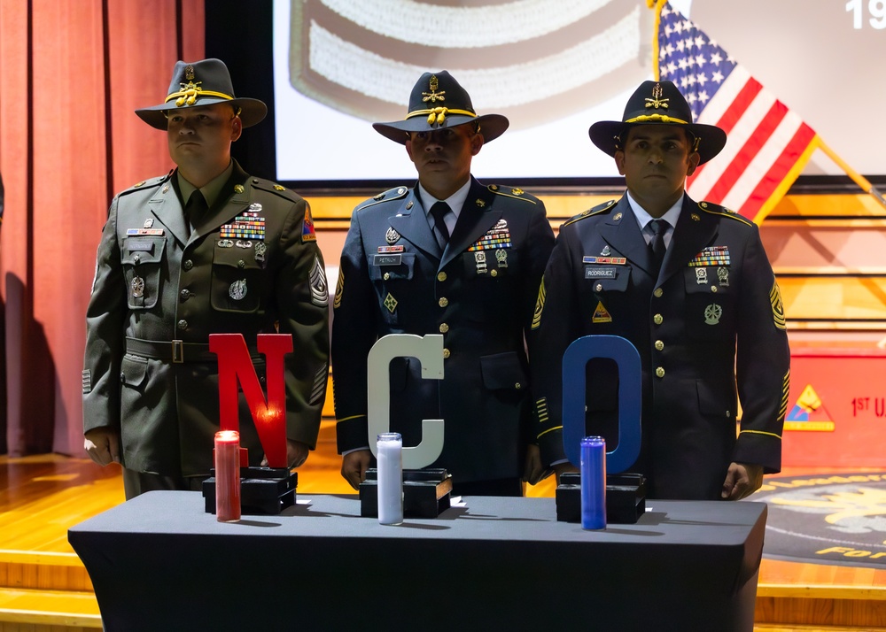 1st Armored Division welcomes new NCOs to its ranks during NCO Induction Ceremony