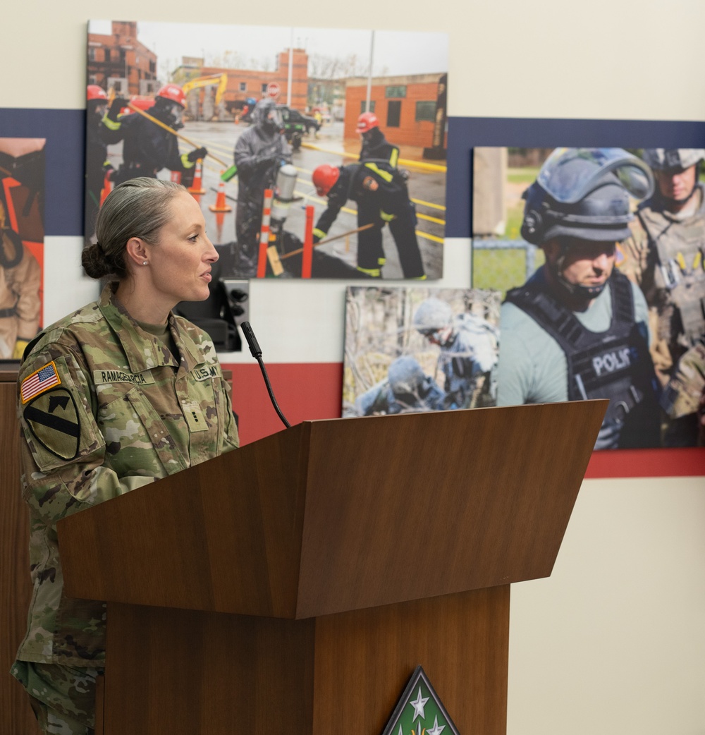 Premier CBRNE formation hosts first command chief warrant officer change of charter