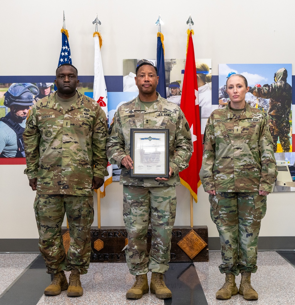 Premier CBRNE formation hosts first command chief warrant officer change of charter