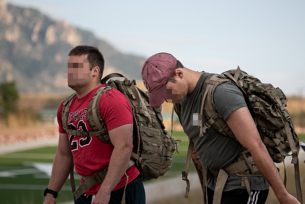 10th SFG(A) Soldiers prepare for ruck march