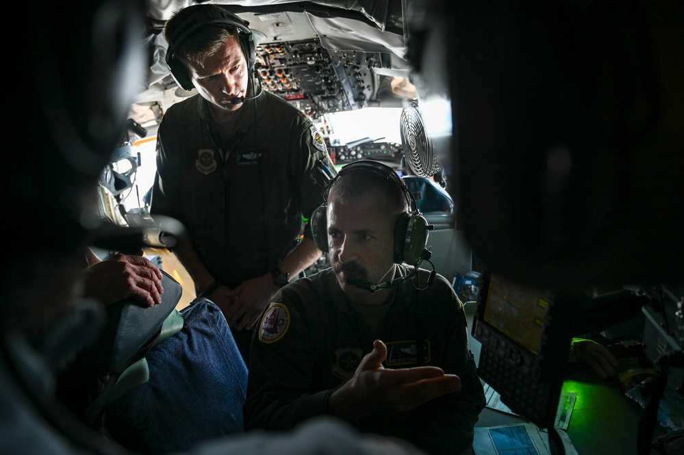 Fairchild showcases RTIC system during a congressional delegation flight