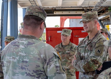 Lt. Gen. James Jarrard visits the Seacore Lee