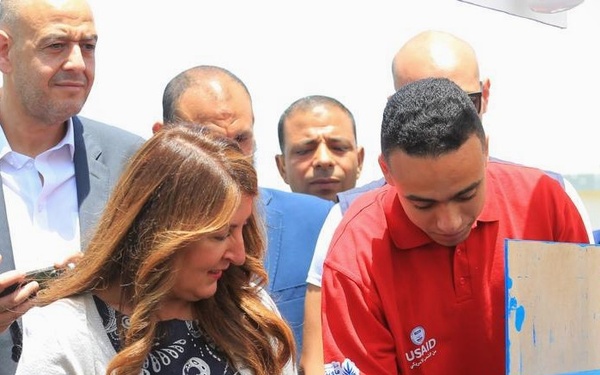 USAID/Egypt partners with Egypt’s Ministry of Education and Technical Education and Mountain View Egypt to inaugurate the Mountain View International Applied Technology School (IATS) in Qalyubia.