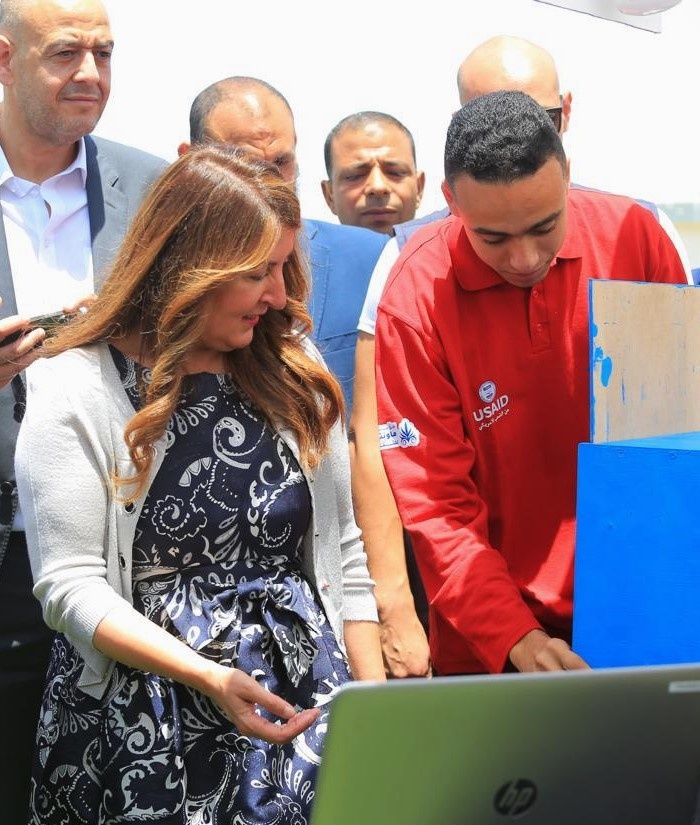 USAID/Egypt partners with Egypt’s Ministry of Education and Technical Education and Mountain View Egypt to inaugurate the Mountain View International Applied Technology School (IATS) in Qalyubia.