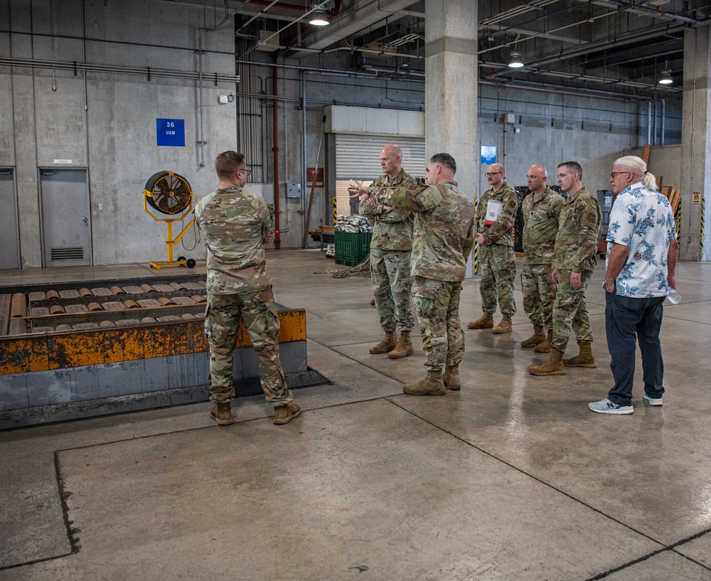 515 AMOW Command Team Tours AMS Units