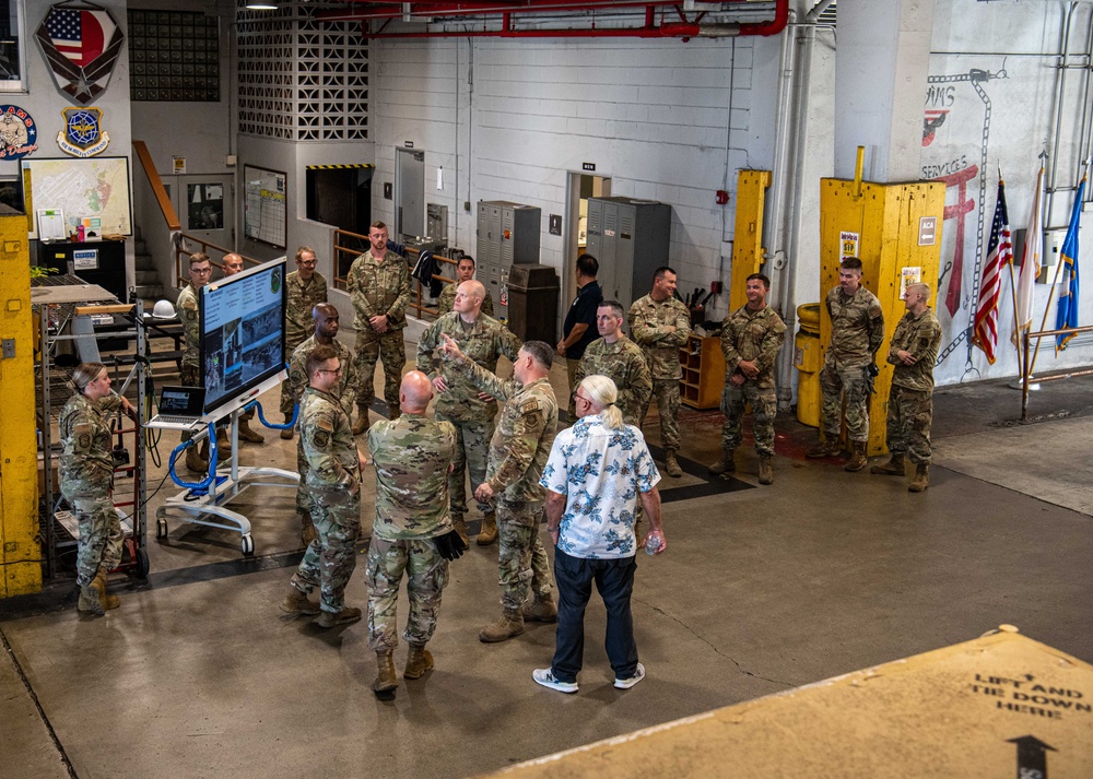 515 AMOW Command Team Tours AMS Units