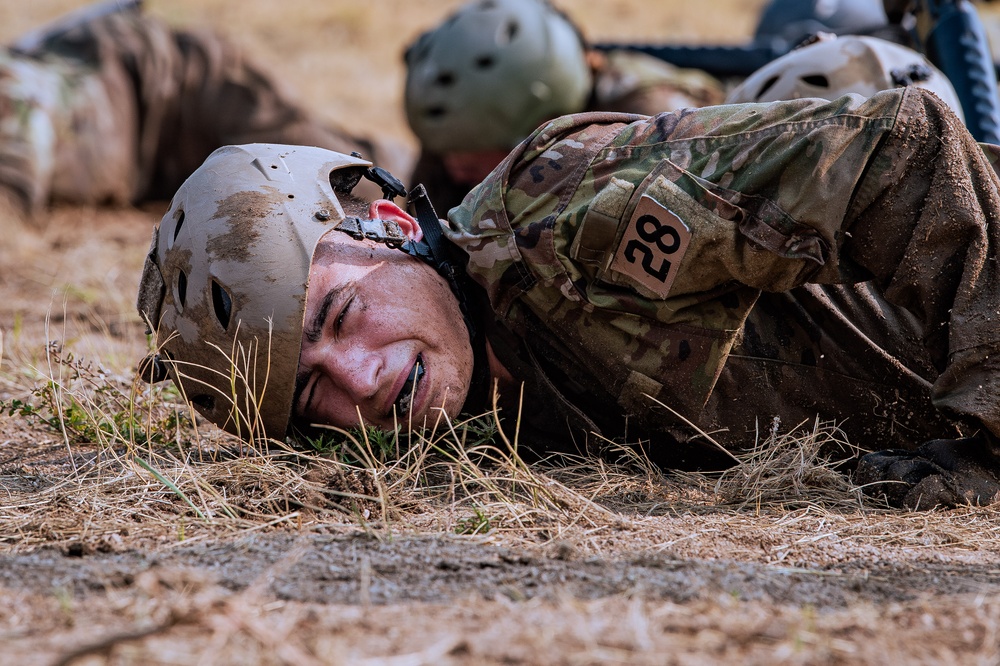 U.S. Air Force Academy BCT Class of 2028 Assault Course