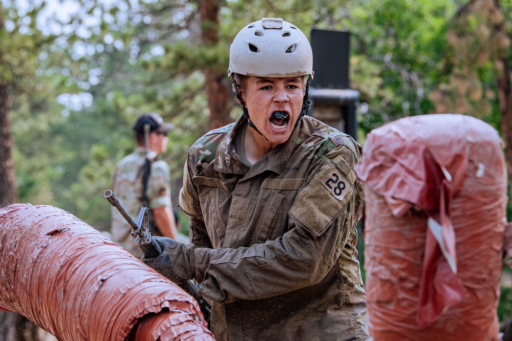 U.S. Air Force Academy BCT Class of 2028 Assault Course