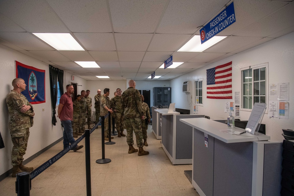 515 AMOW Command Team Tours AMS Units