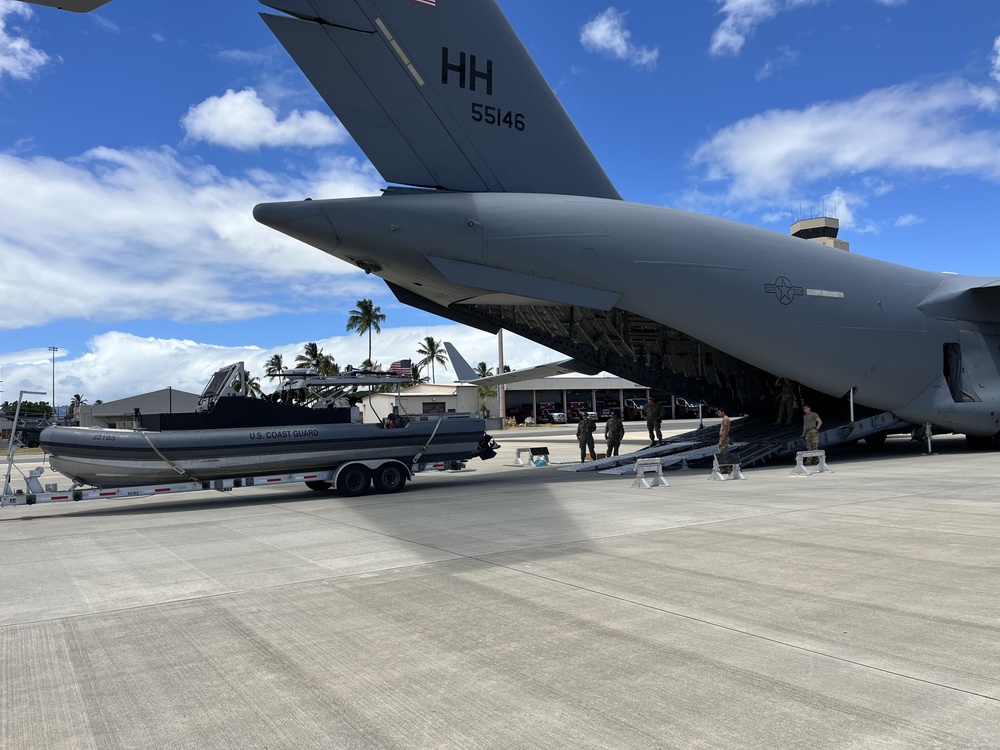 Port Security Unit tests worldwide deployment logistics during RIMPAC 2024