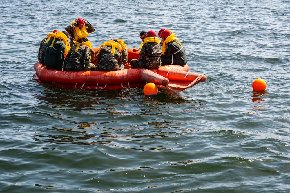 SERE water survival training at MacDill