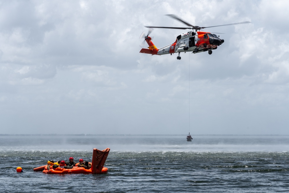 SERE water survival training at MacDill