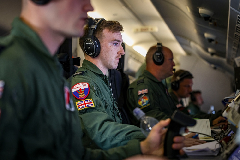 Royal Air Force P-8 crew conducts antisubmarine warfare training during RIMPAC 2024