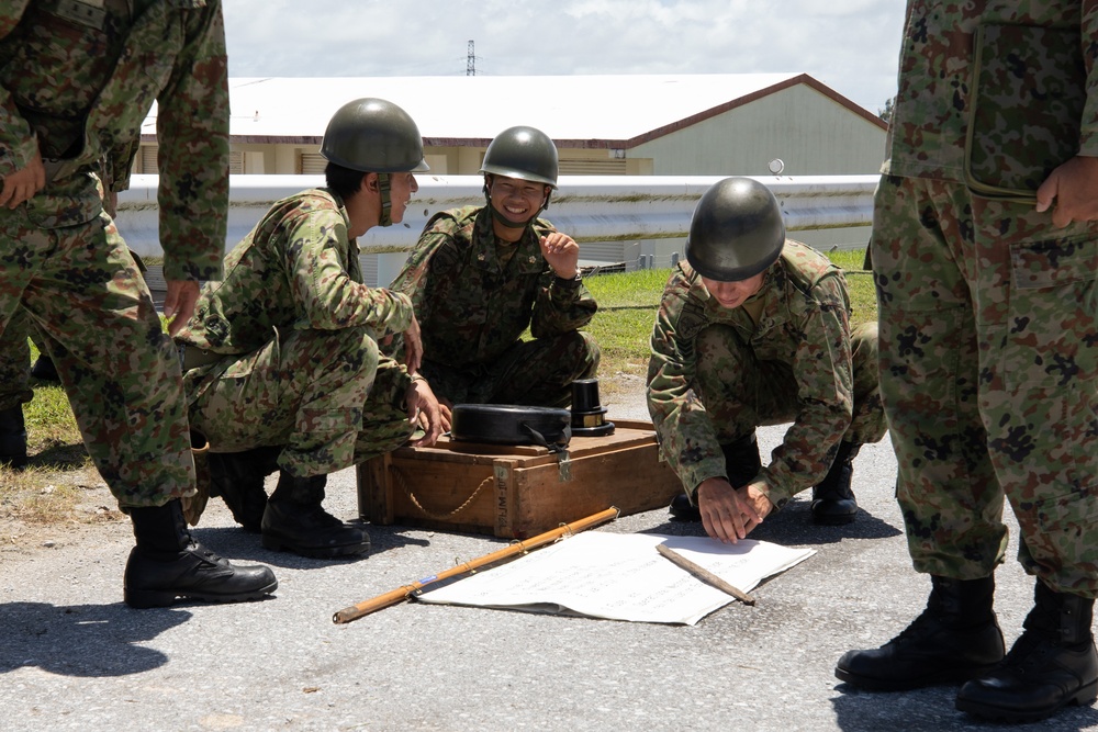 RD24 | 9th ESB, JGSDF conduct Obstacle Construction Training