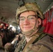 Iowa Soldier rides Chinook at Camp Ripley