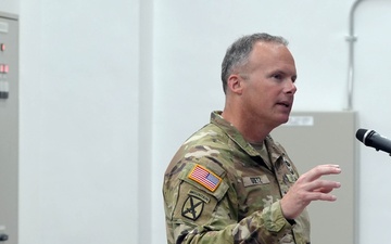 Brig. Gen. Clete Goetz Addresses the Crowd