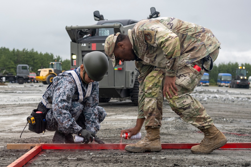 Misawa hosts Yokota’s bilateral Rapid Airfield Damage Repair exercise