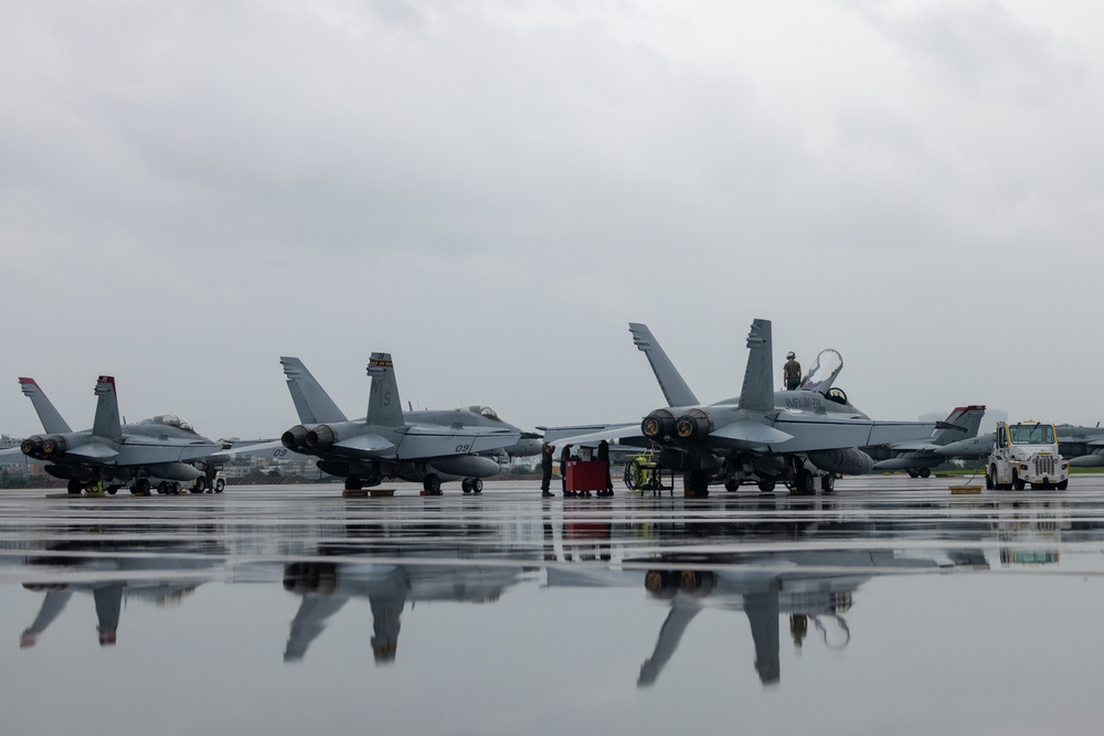 Ready for Takeoff! | VMFA (AW)-224 Marines Conduct Flight Operations at Suwon AB South Korea