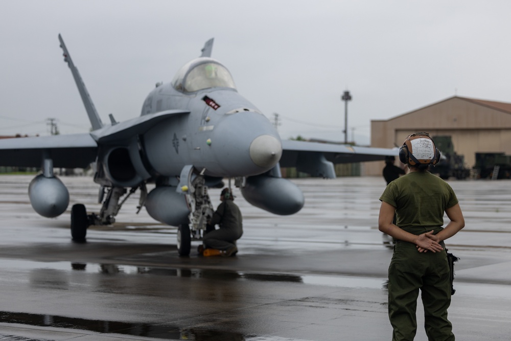 Ready for Takeoff! | VMFA (AW)-224 Marines Conduct Flight Operations at Suwon AB South Korea