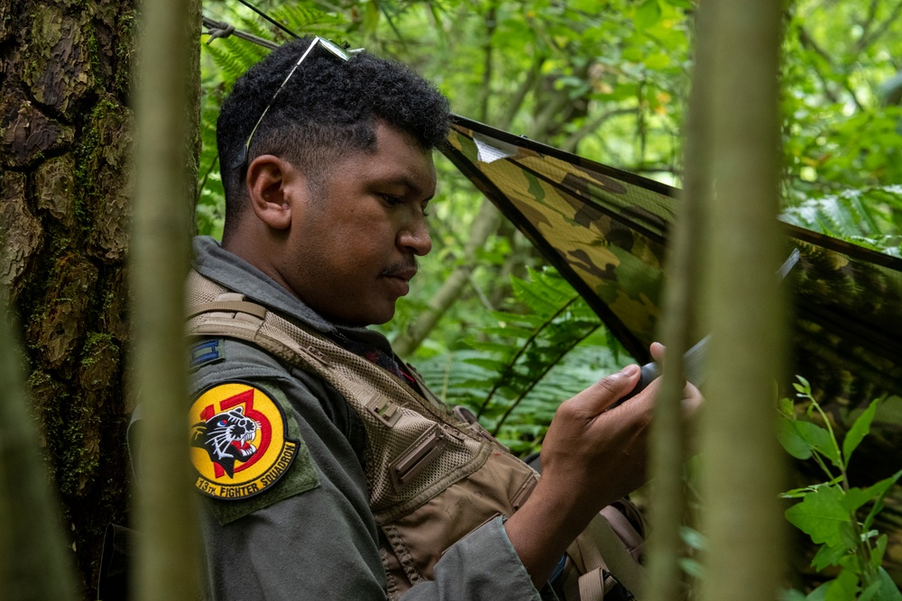 Misawa SERE Specialists lead Combat Survival Training Exercise