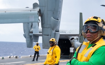 USS America (LHA 6) Conducts Flight Operations with the 31st Marine Expeditionary Unit (MEU)